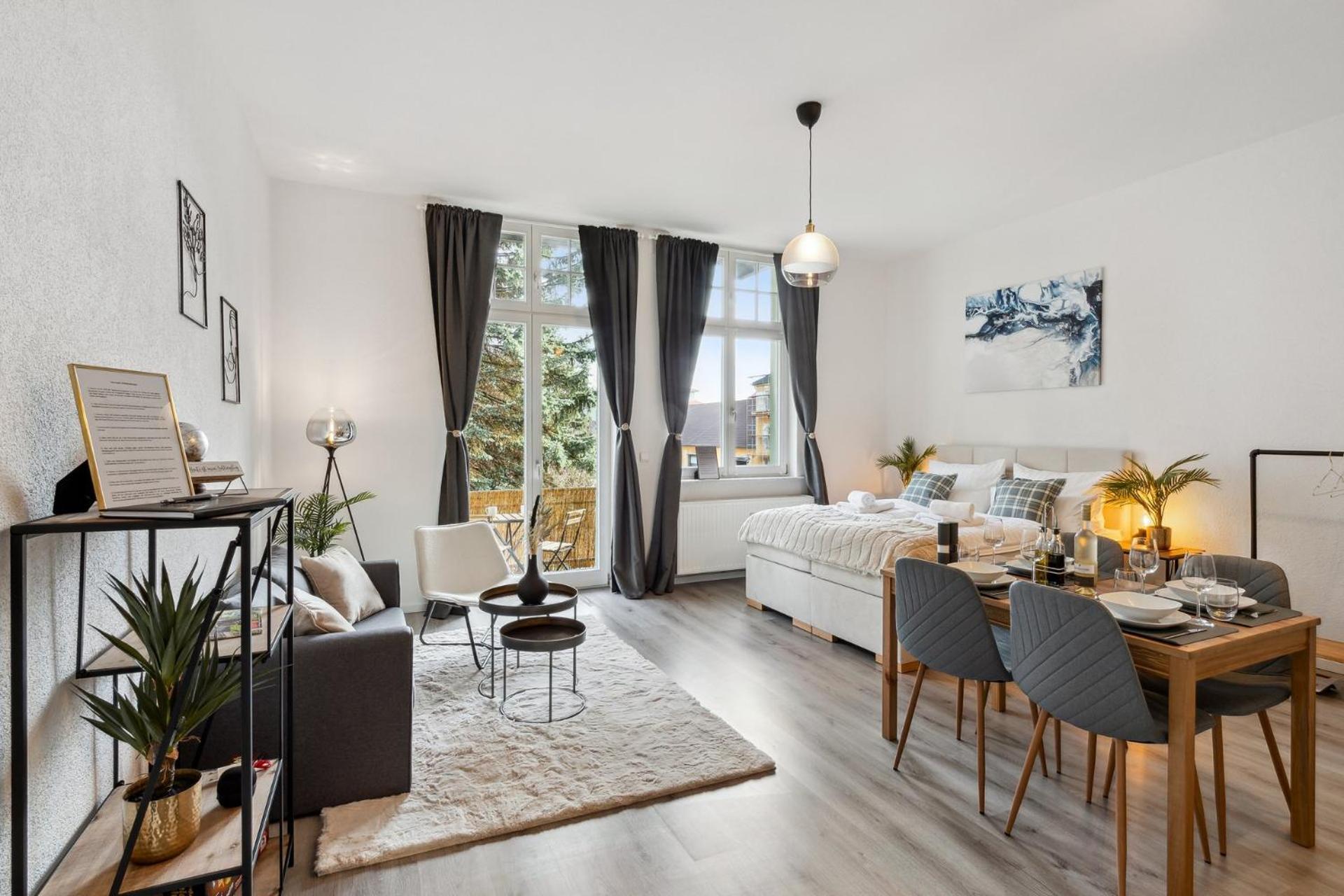 Homespace - Magdeburg - Gemuetliches Apartment Mit Balkon Екстериор снимка