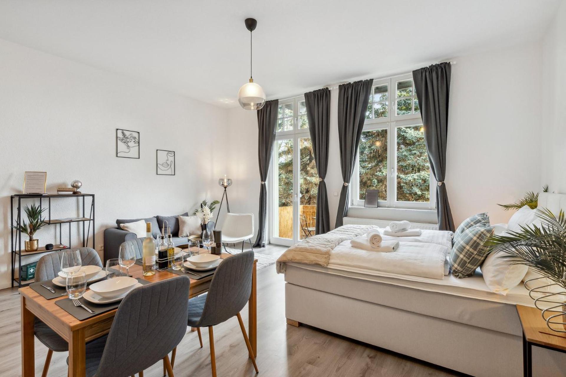 Homespace - Magdeburg - Gemuetliches Apartment Mit Balkon Екстериор снимка